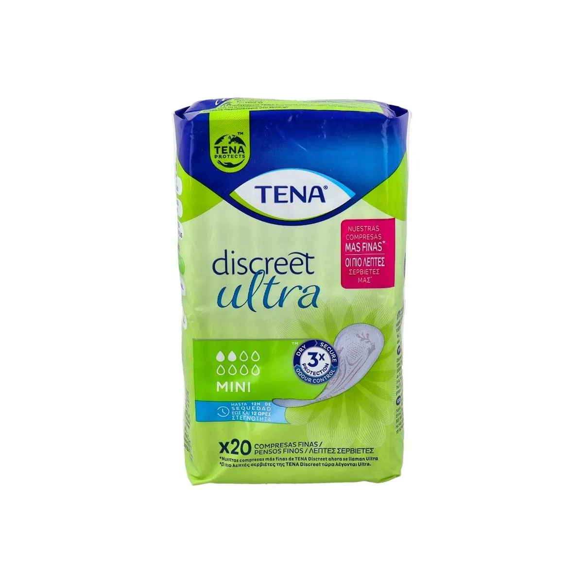 Tena Lady Discreet Inc-Liger Mini 20 Unid