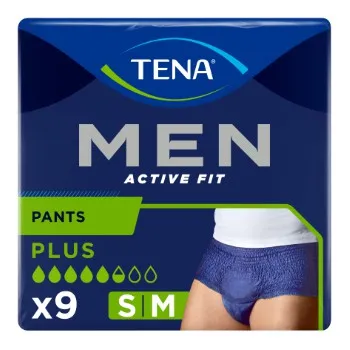 Tena Men Active Fit Pants Talla M 9 unids
