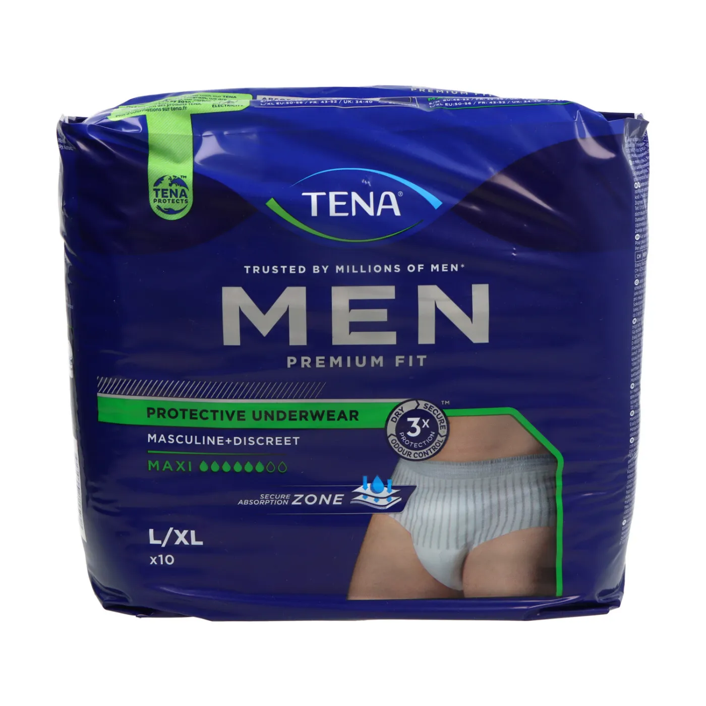 Tena Men Premium Fit Level 4 L/xl 10 Uds