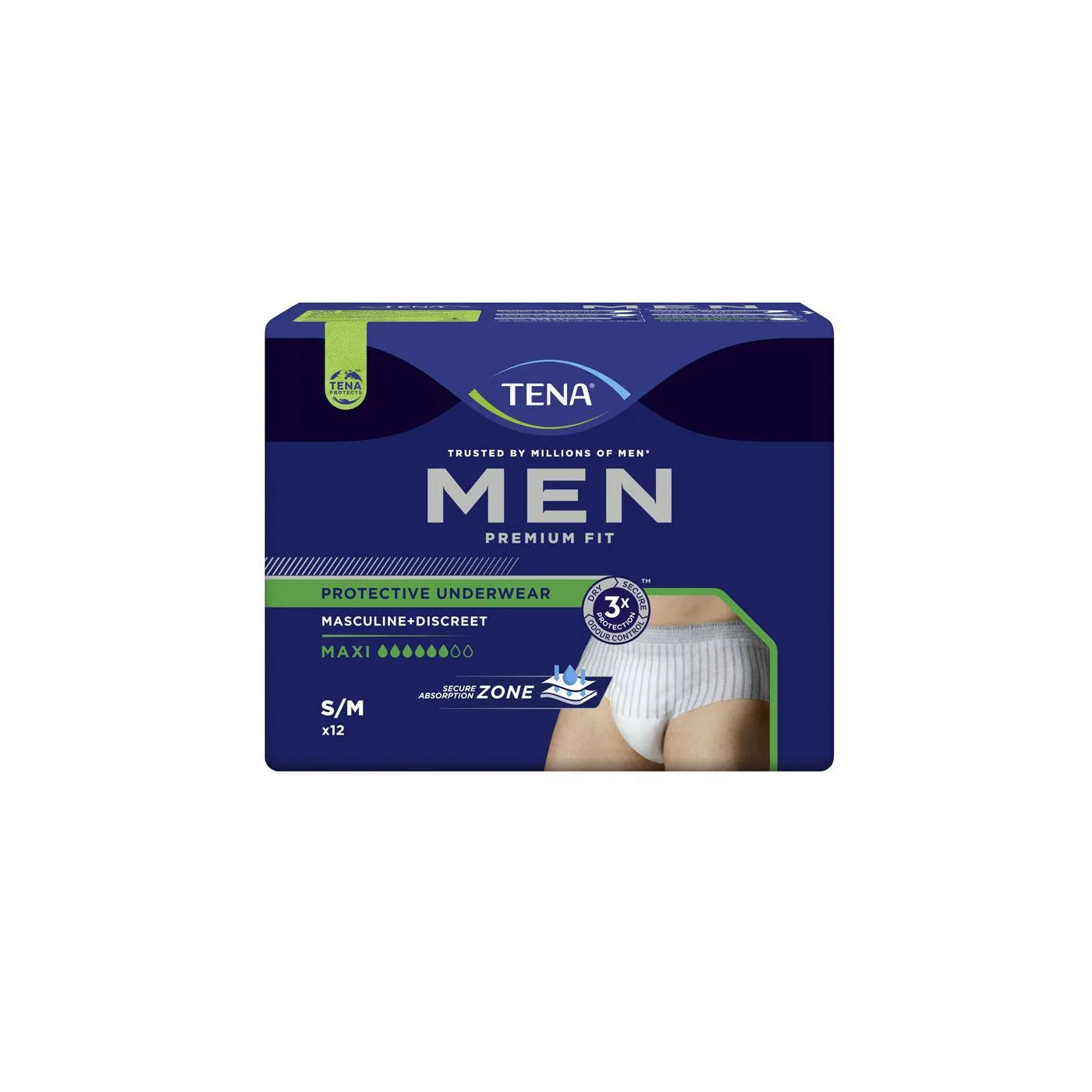 Tena Men Premium Fit Maxi S/m Level 4 12 Uds