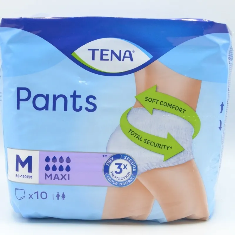 TENA PANTS MAXI MEDIANO 10 UDS.