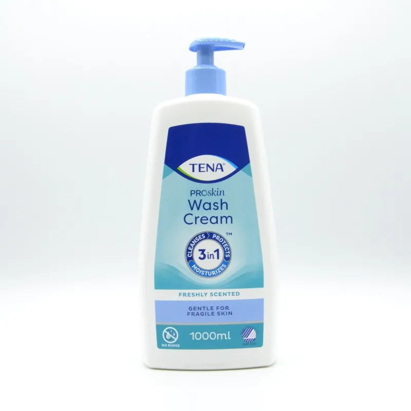 TENA PROSKIN CREMA LIMPIADORA 3 EN 1, 1000 ML