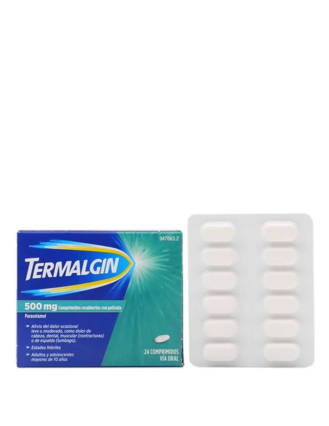 Termalgin 500 Mg 24 Comprimidos Recubiertos