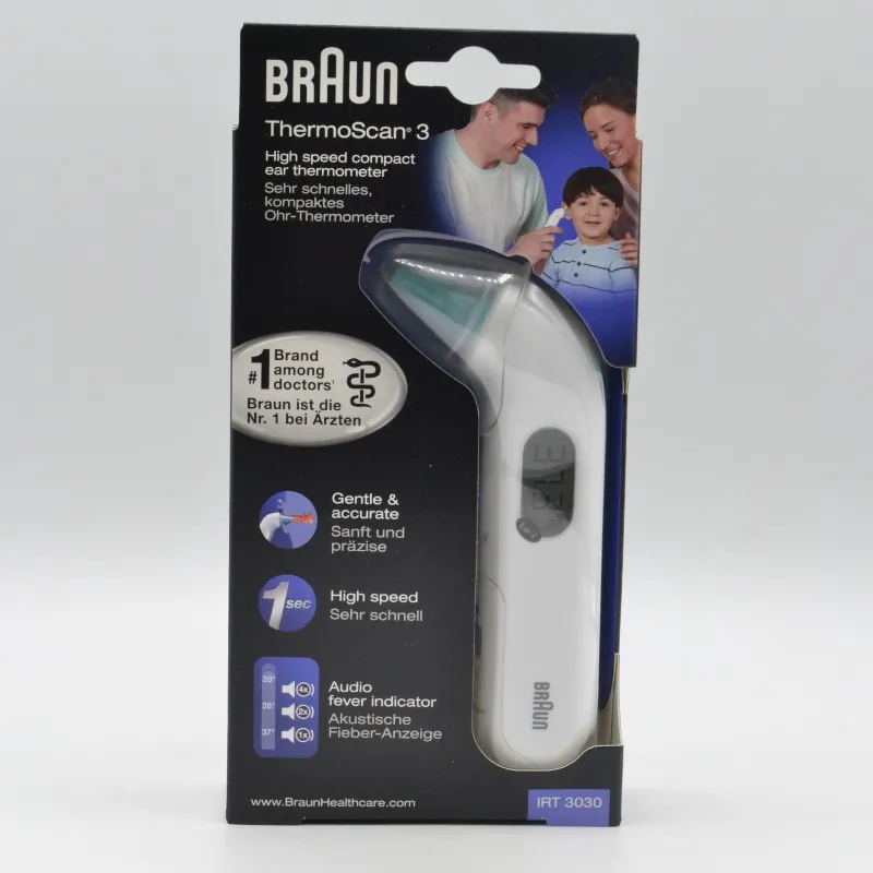 TERMOMETRO OIDO BRAUN TERMOSCAN-3 IRT3030