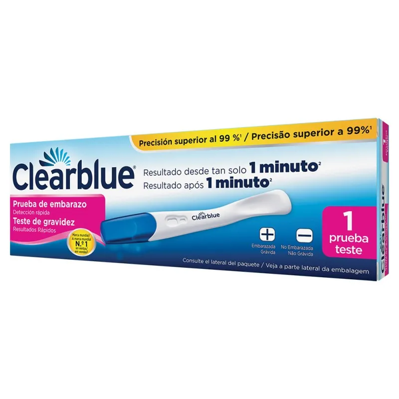 Test de embarazo Clearblue Detección rápida 1 uds.