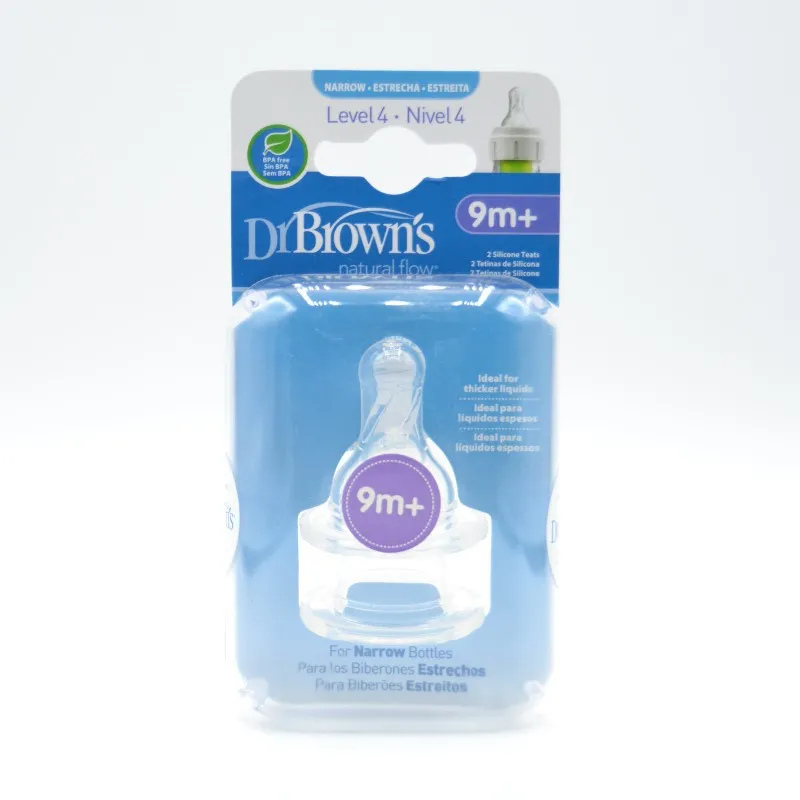 TETINA DR BROWN´S ESTRECHA NIVEL 4 +9 M 2 UDS