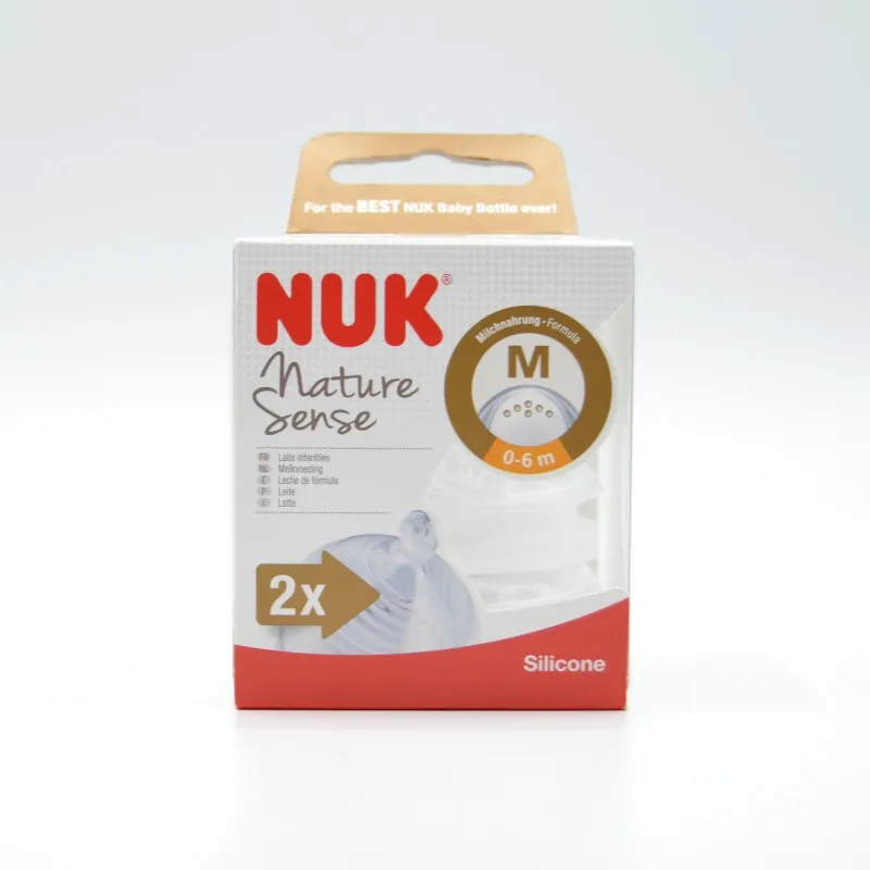 TETINA NUK SILICONA NATURE SENSE 0-6M 2U M