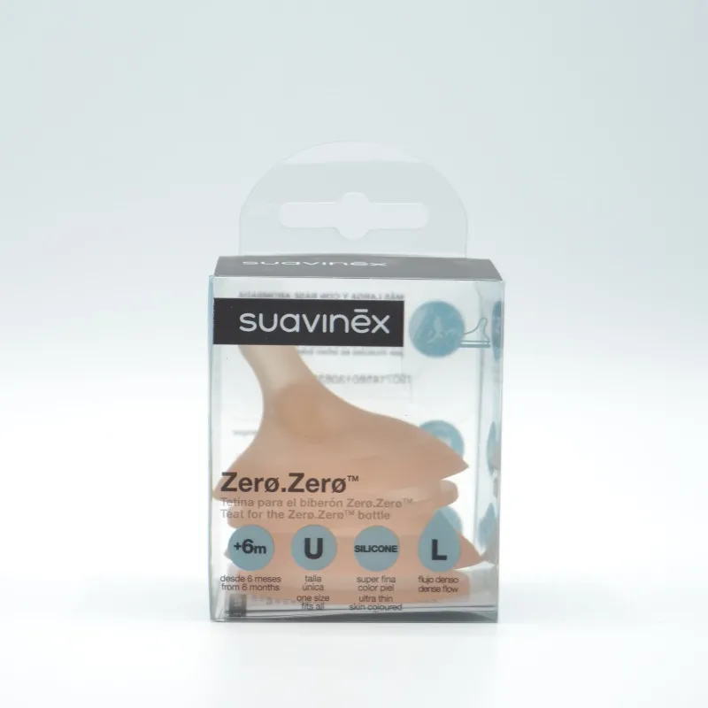 TETINA SUAVINEX ZERO SILICONA ANTICOLICO FLUJO D