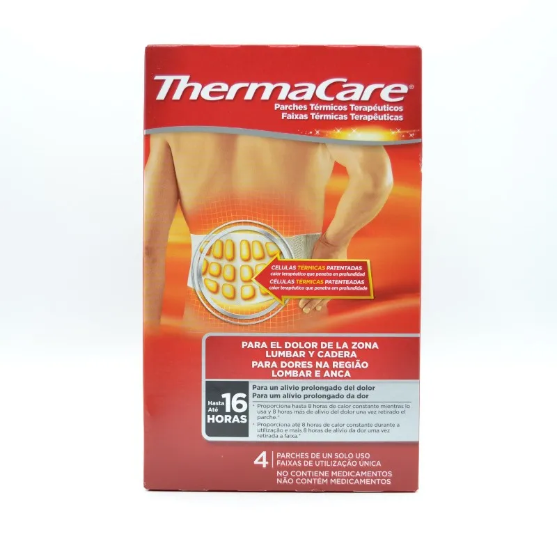 THERMACARE LUMBAR Y CADERA 4 PARCHES TERMICOS