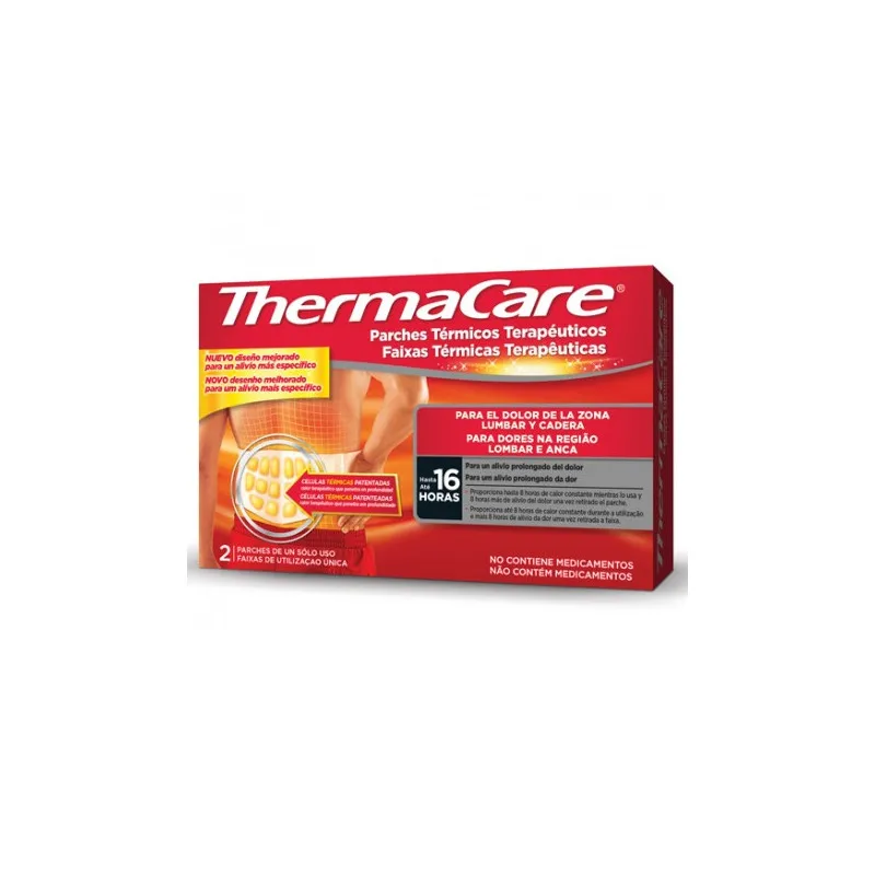 Thermacare Zona Lumbar y Cadera 2 Parches
