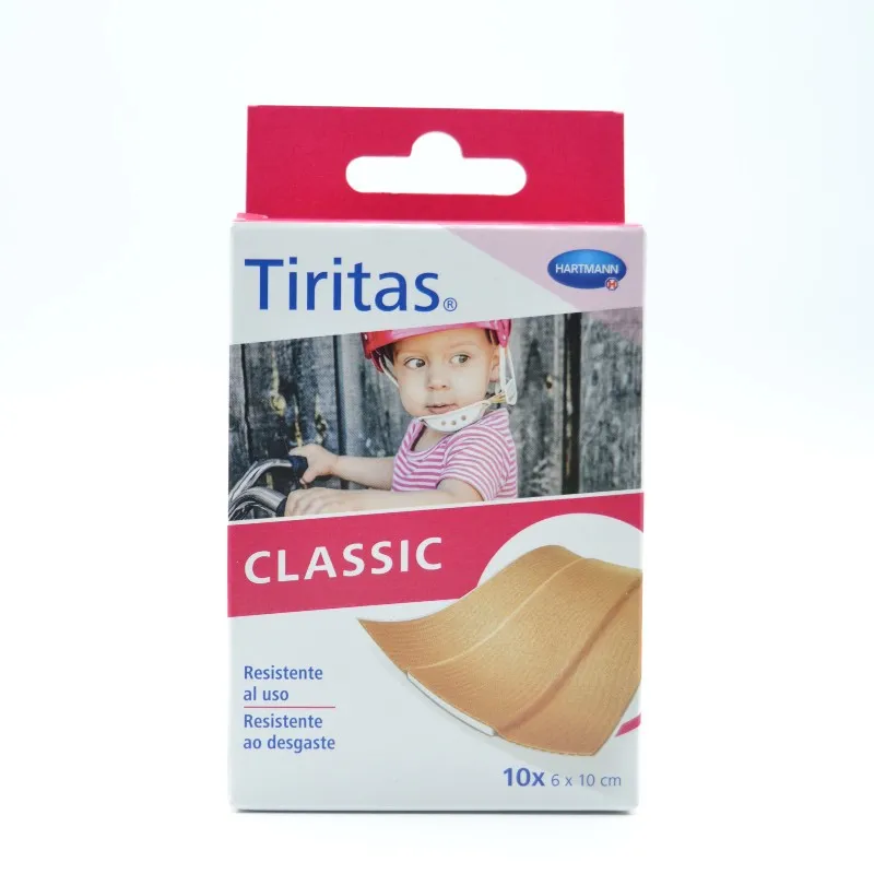 TIRITAS CLASSIC TELA 6X10 CM 10 U HARTMANN