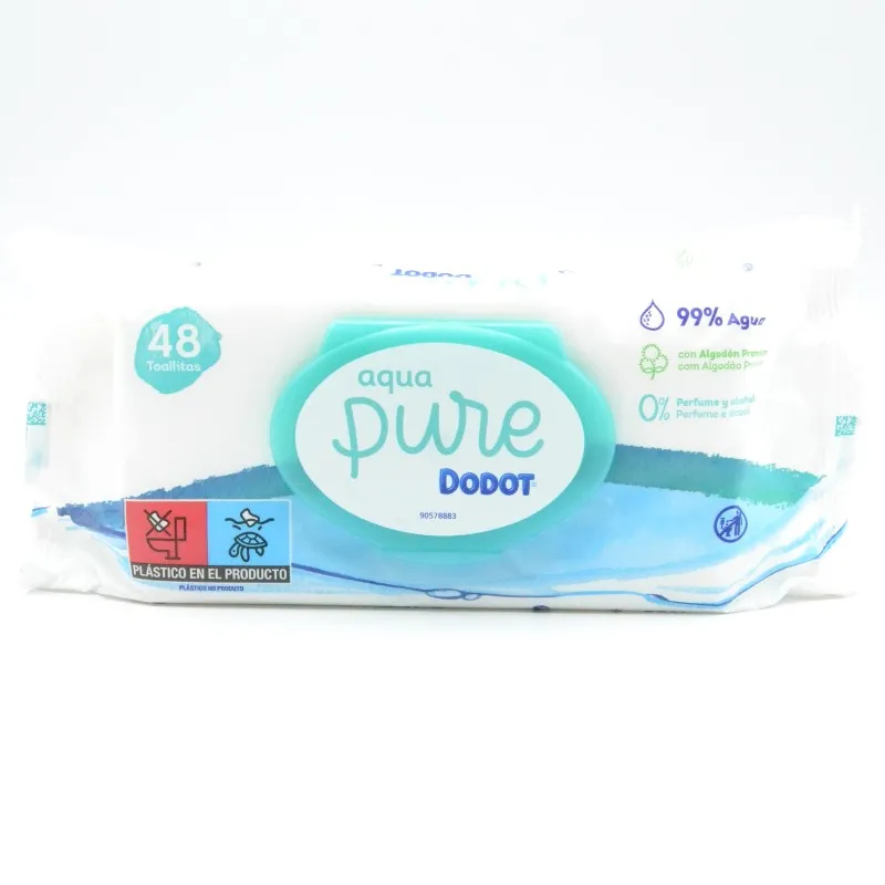 TOALLITAS DODOT AQUA PURE 48 U