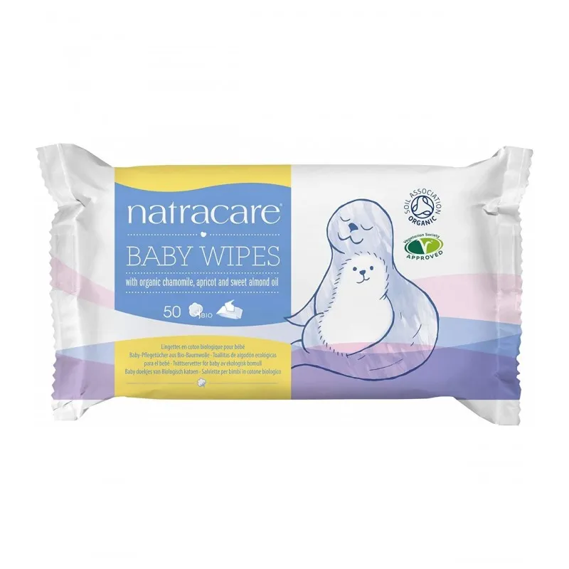 NATRACARE TOALLITAS BEBE 50 UNIDADES
