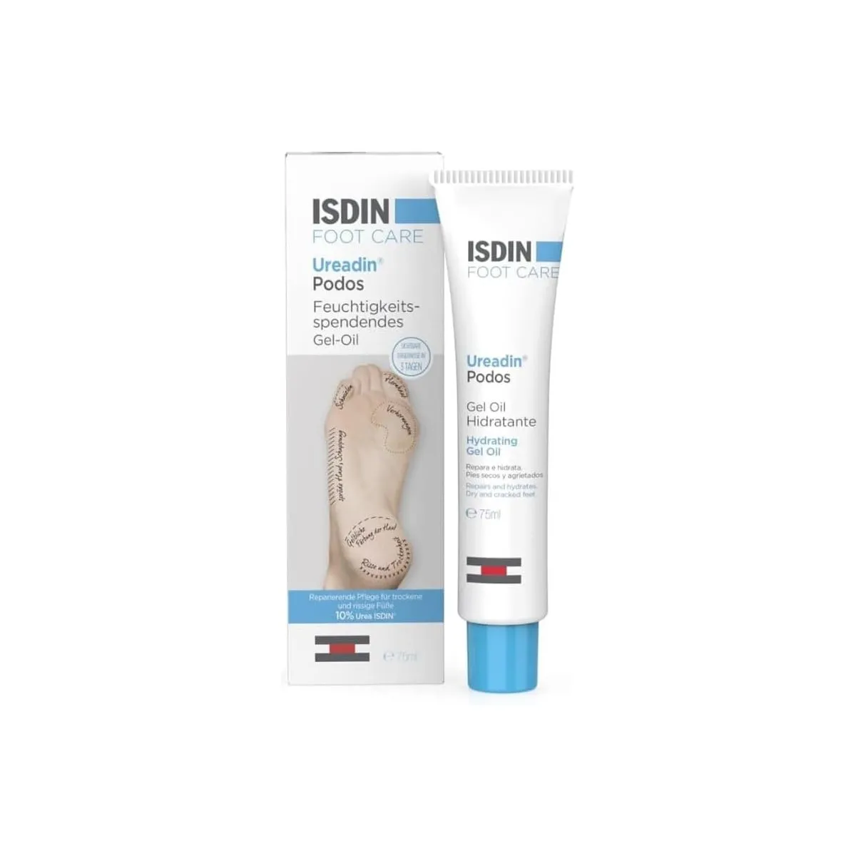 Isdin Ureadin Podos Gel Oil 75 ml
