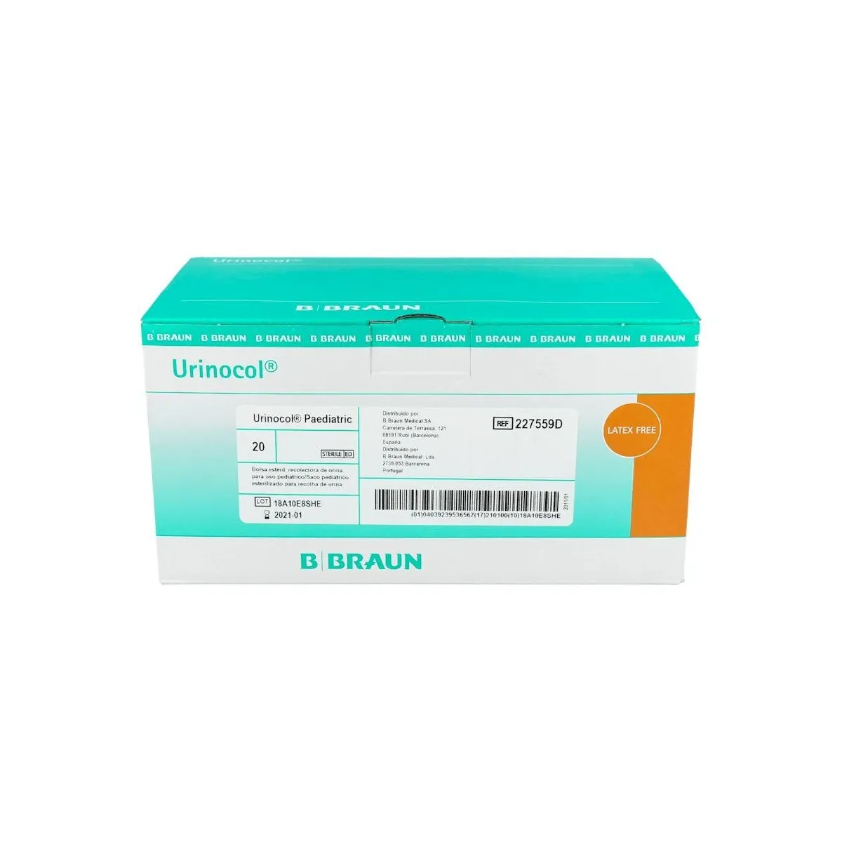 Urinocol Bolsa Reco Ori Pedi Cerr Niña 20u 227559d