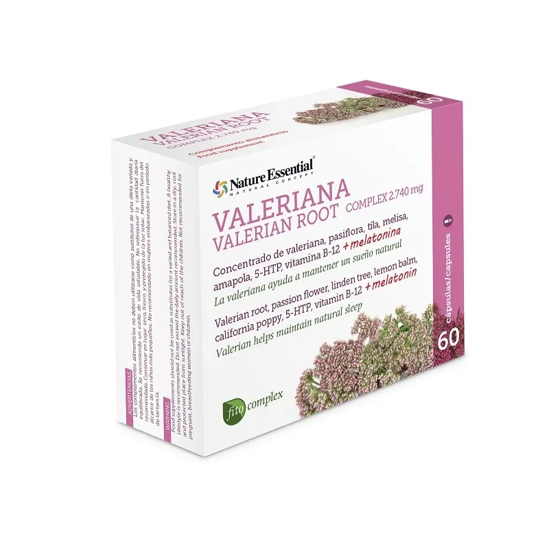 NATURE ESSENTIAL VALERIANA COMPLEX 60 CAPSULAS