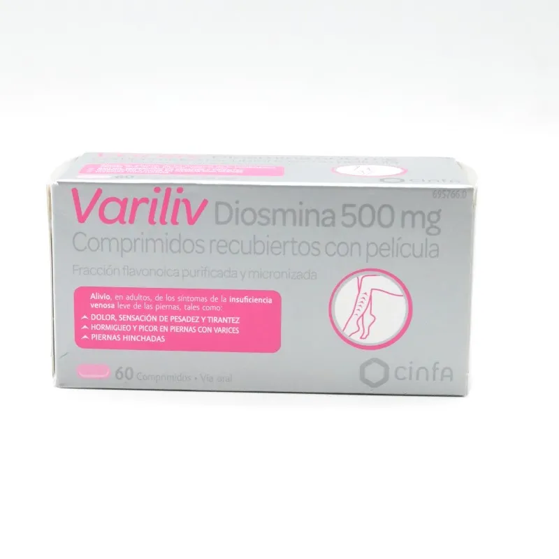 VARILIV (DIOSMINA) 500 MG 60 COMPRIMIDOS RECUBIE