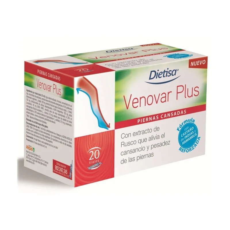 DIETISA VENOVAR PLUS 20 VIALES