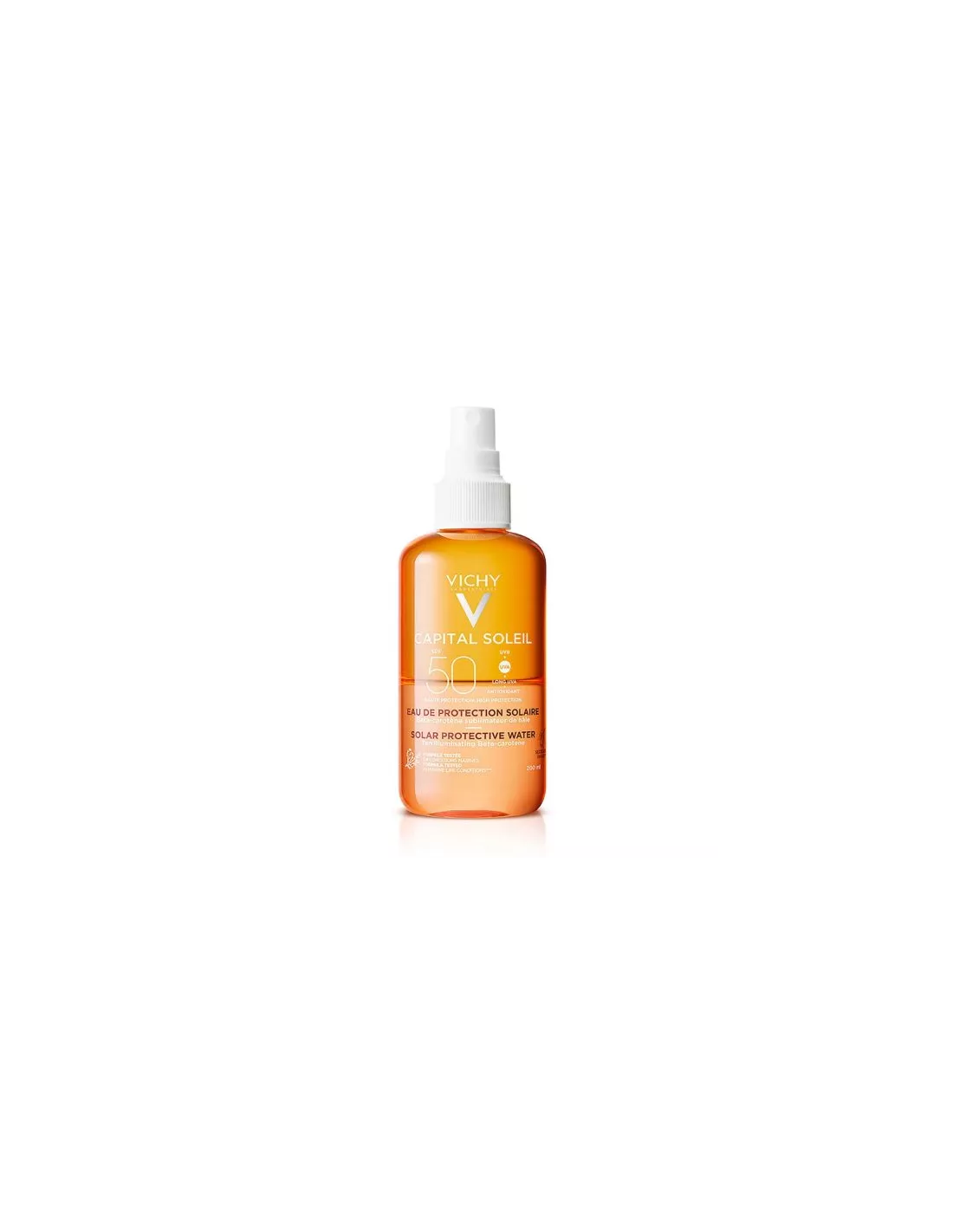 VICHY CAPITAL SOLEIL AGUA SOLAR LUMINOSIDAD SPF+50