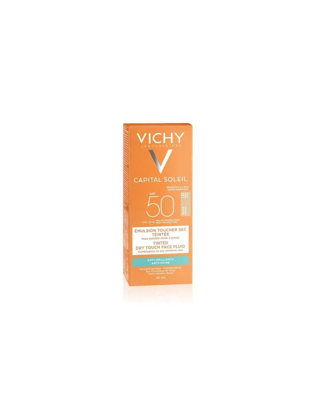 Vichy Capital Soleil Bb Cream Emulsion Facial Tacto Seco SPF 50+ 50 Ml