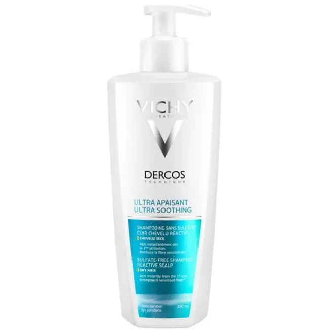 Champú Dercos Ultra Calmante cabello seco Vichy 400 ml