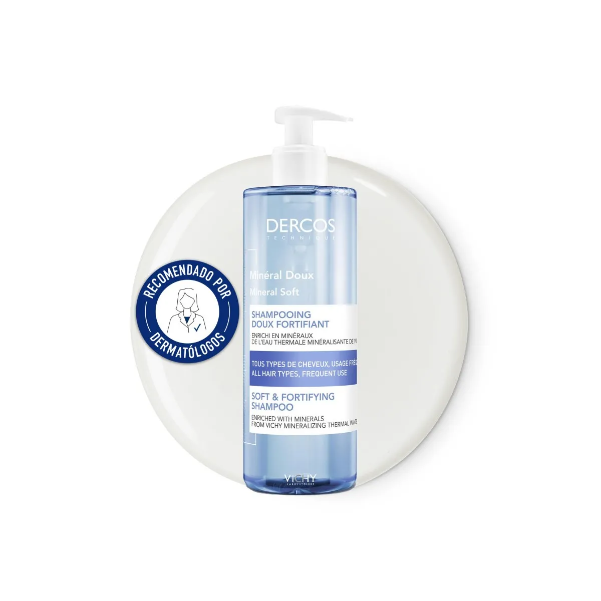 Vichy Dercos Champu Mineral Suave 400 Ml