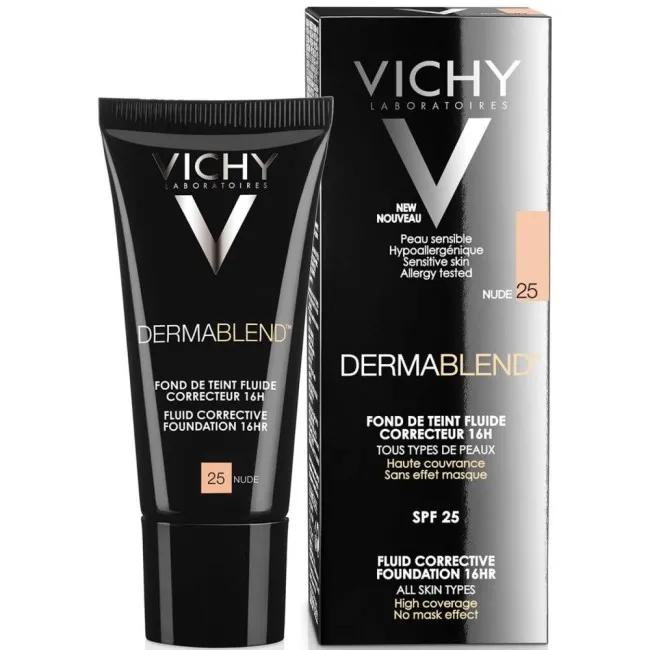 Vichy Dermablend Fondo de Maquillaje Corrector 25 nude 30ml