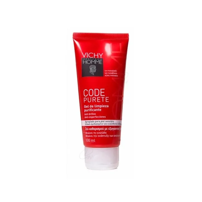 Vichy Homme Gel Limpiador Purificador 100 ml