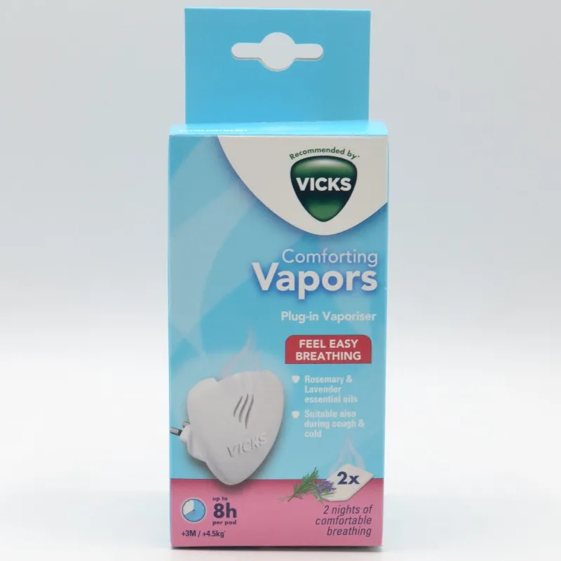 VICKS VAPORIZADOR ENCHUFE NIÑOS + 3 MESES ROMERO Y LAVANDA