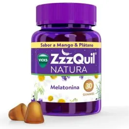 Zzzquil ZZQUIL Natura Gummies Mango y Plátano Ayuda para Dormir