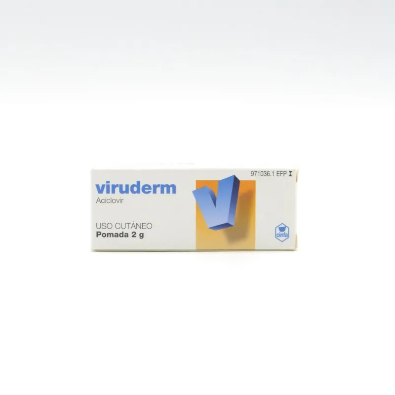 VIRUDERM 50 MG/G POMADA 1 TUBO 2 G