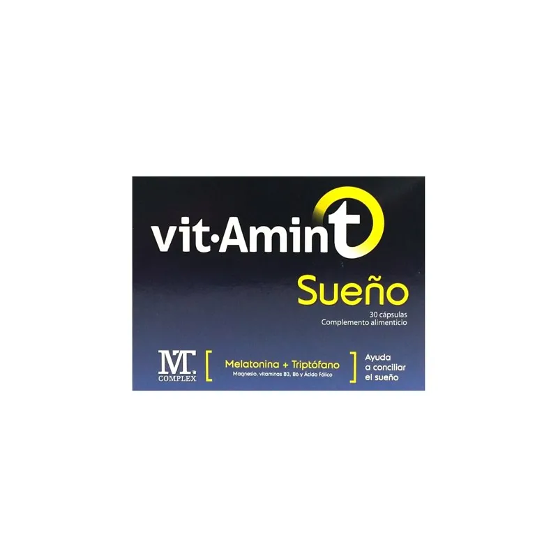 Vitamin-T Sueño Melatonina con Triptofano 30 Cápsulas