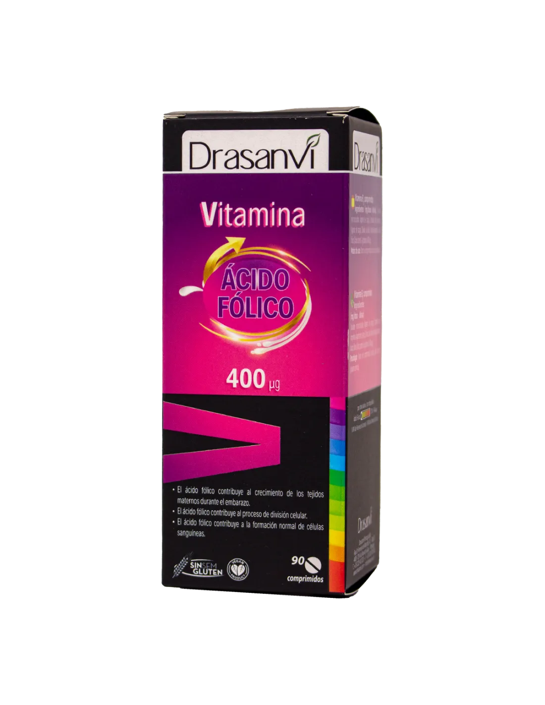 Vitamina B9 400µg Acido Folico 90 Comprimidos Drasanvi