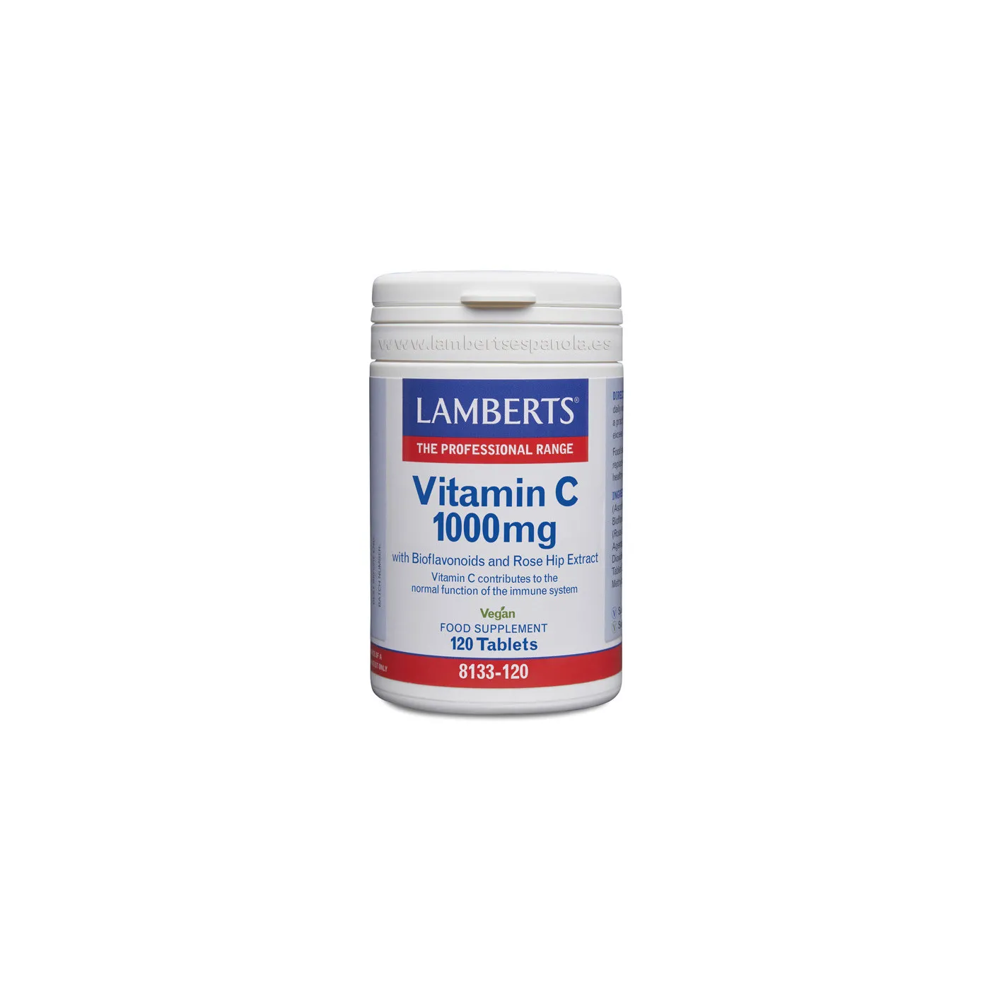 Vitamina C 1000mg Bioflavonoides 120 Comps Lambe
