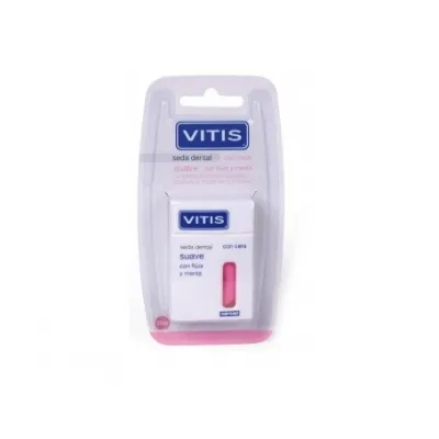Vitis® seda dental suave con flúor y menta 50m