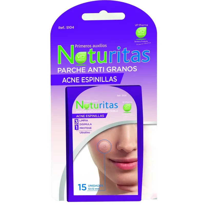 VPNATURA APOSITO ACNE ESPINILLAS 15 UNIDADES