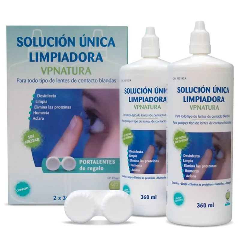 VPNATURA SOLUCION UNICA LENTILLAS 2X360 ML