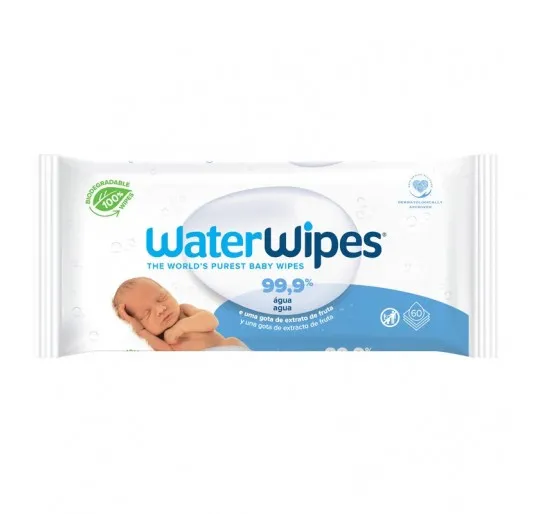 WATER WIPES TOALL. 60UDS.