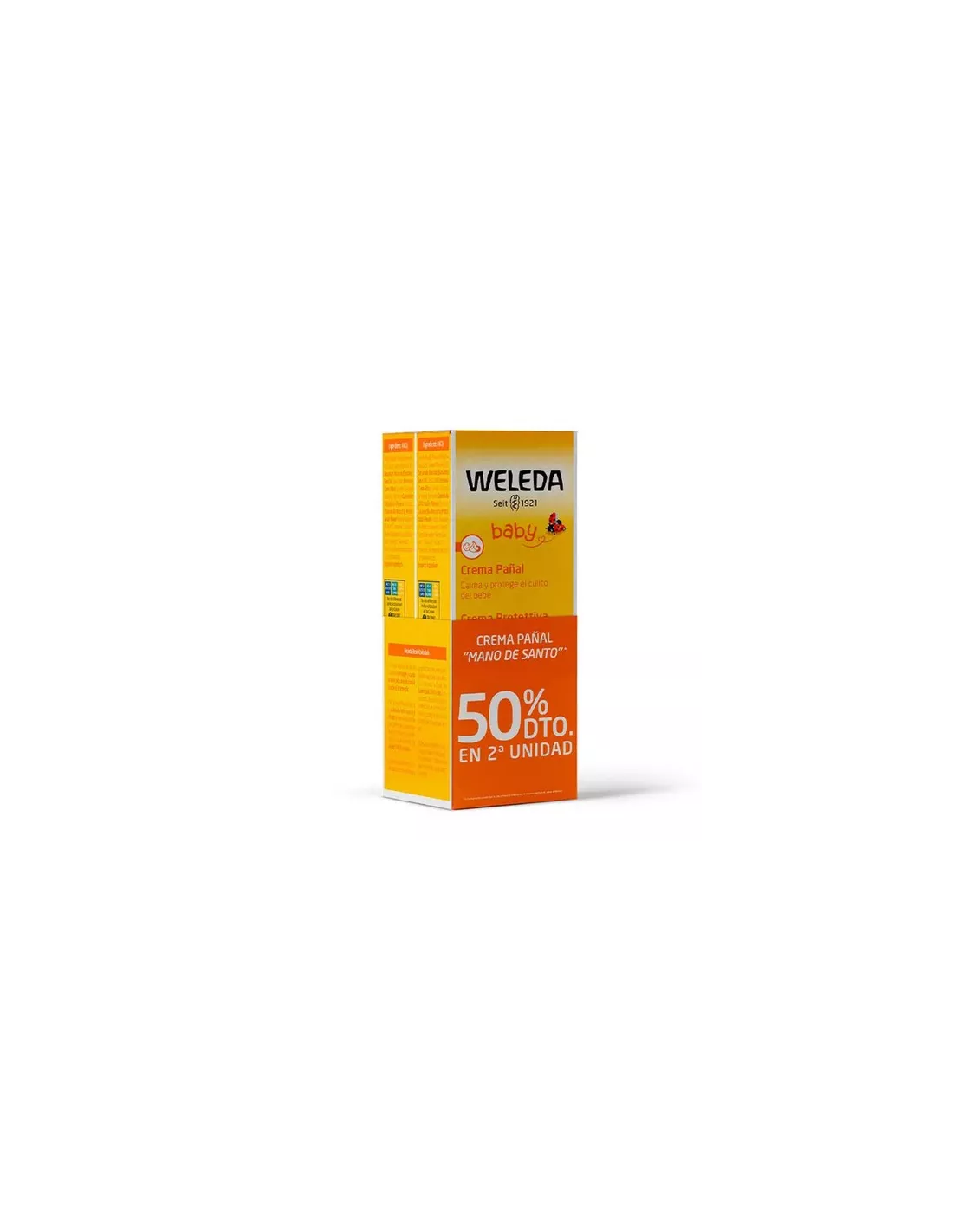 Weleda Baby Duplo Crema De Pañal Calendula 75+75Ml