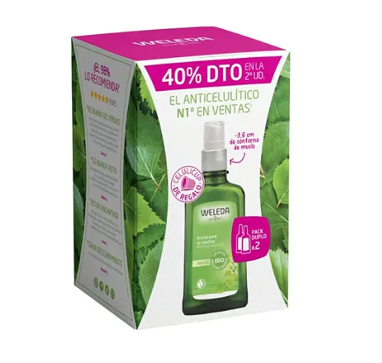 WELEDA PACK ANTICELULITICO ABEDUL 2 X 100 ML