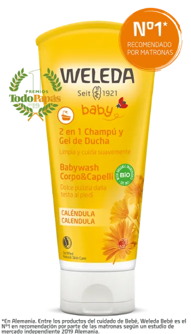 Weleda Champú y Gel de Ducha de Caléndula 200mL
