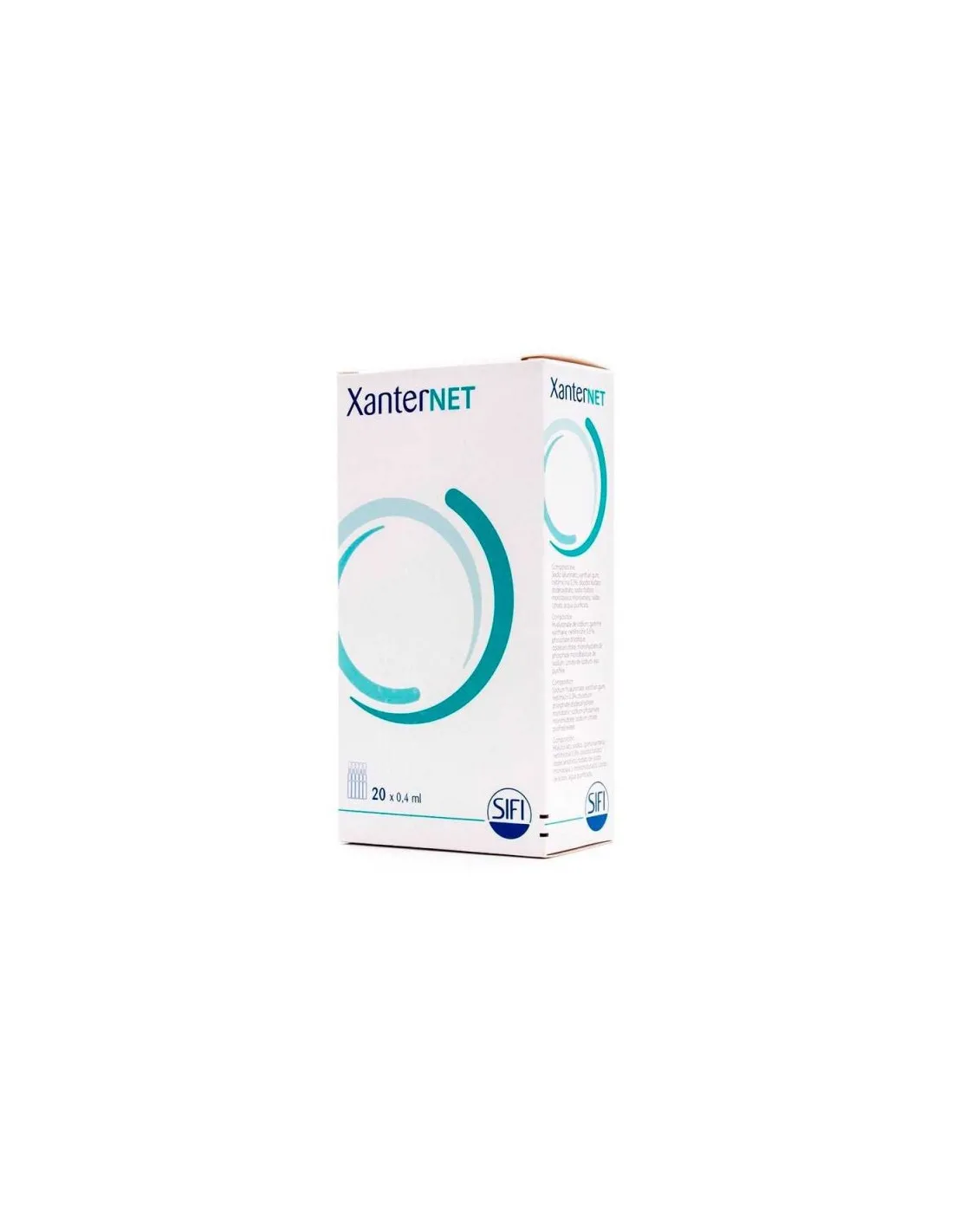 XANTERNET GEL OFTALMICO 0.4 ML x 20 MONODOSIS