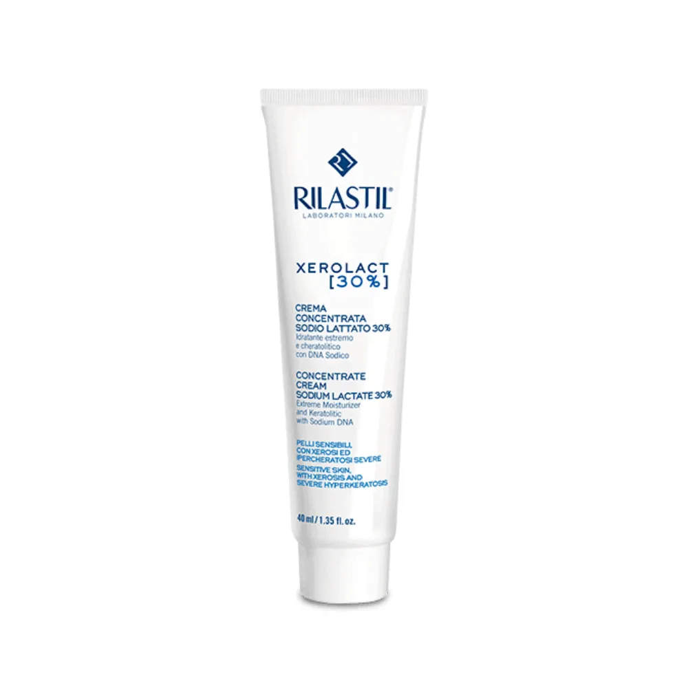 Xerolact Lipogel Crema Concentrada Lactato de Sodio 30%, 40 ml.- Rilastil