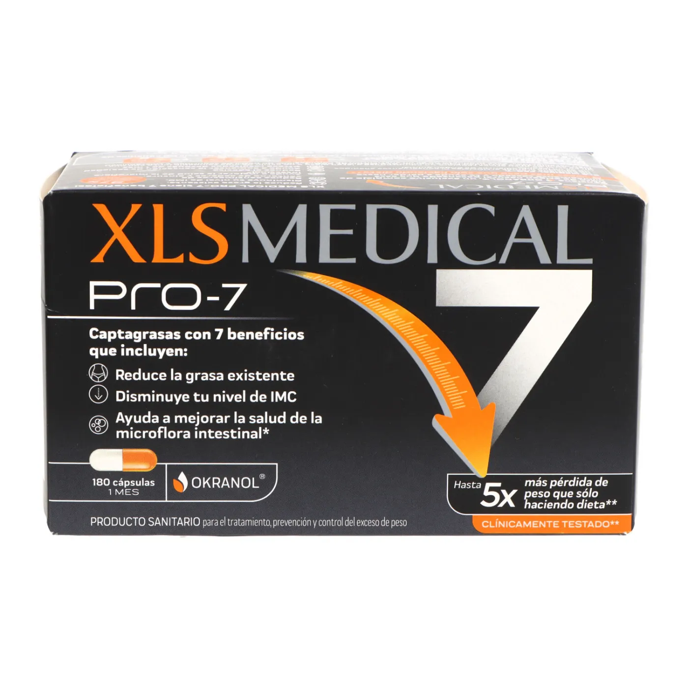 Xls Medical Pro 7 Captagrasas 180 Caps