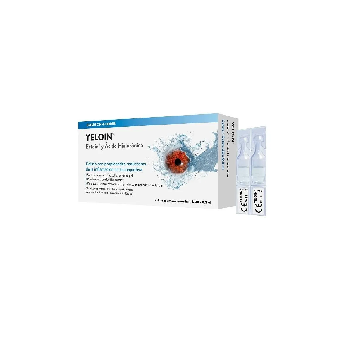 Yeloin Colirio Monodosis, 30 Uds
