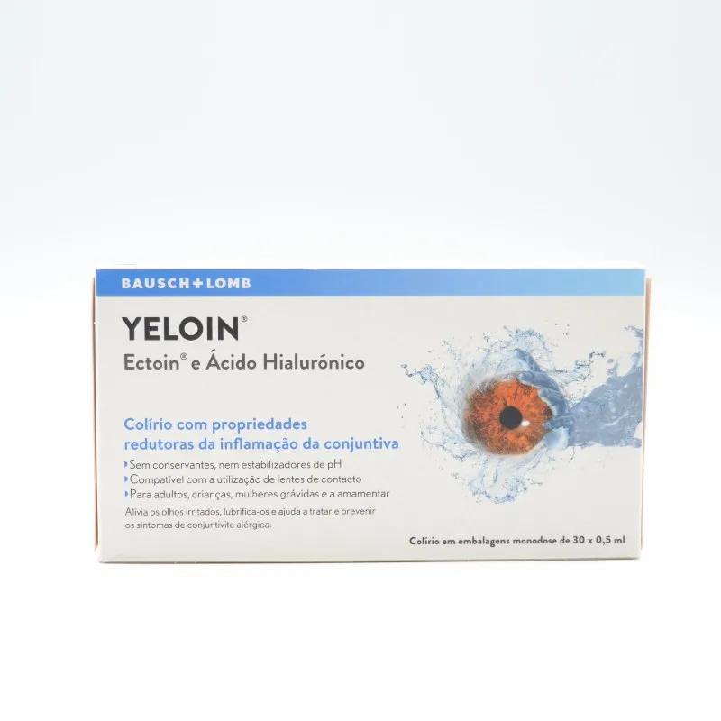 YELOIN SOLUCION OFTALMICA 2% 30 MONODOS.