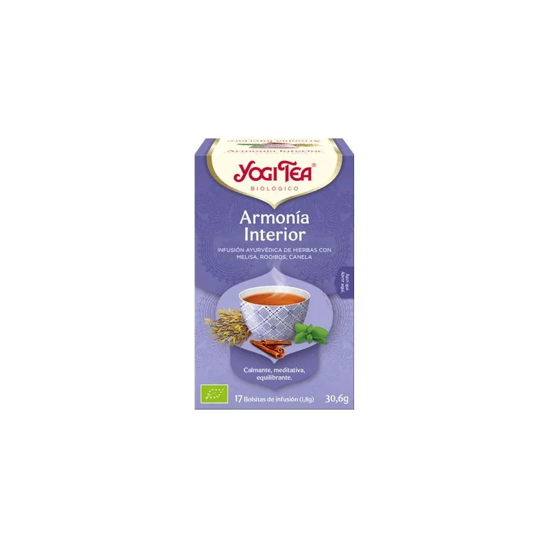 YOGI TEA ARMONIA INTERIOR 17 BOLSAS