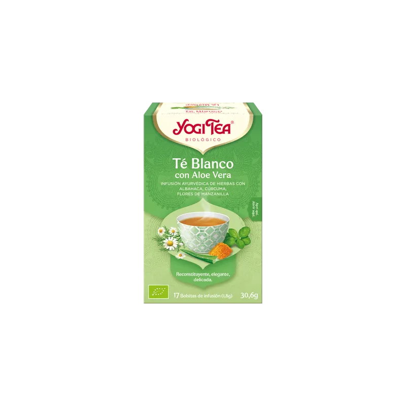 YOGI TEA BLANCO ALOE VERA 17 BOLSAS
