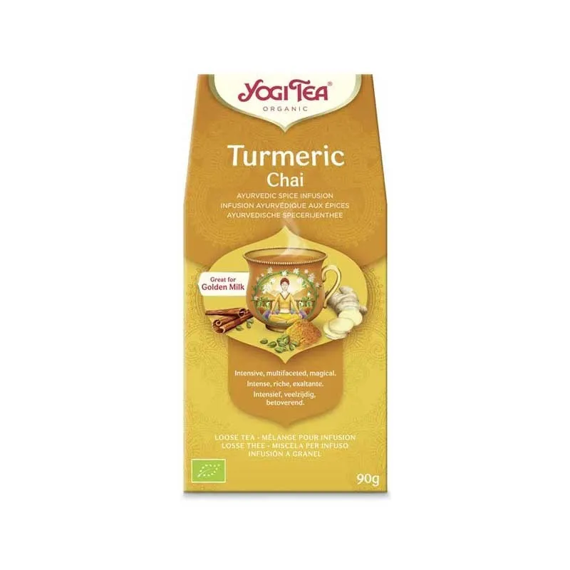 YOGI TEA CURCUMA/TURMERIC CHAI 90 GRAMOS