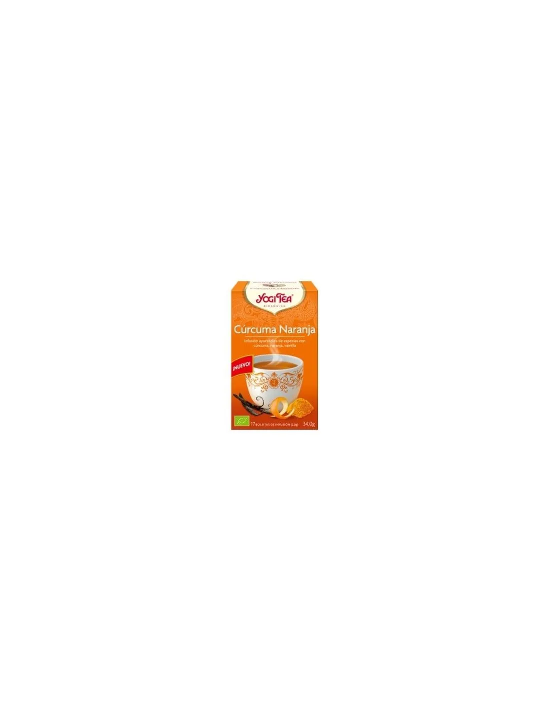 Yogi Tea Cúrcuma Naranja 17 X 2 G de Yogi Tea